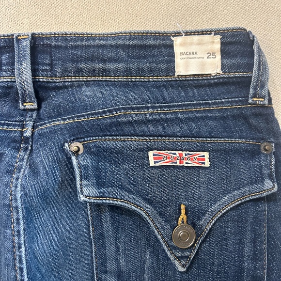 Hudson Jeans Dark Blue Distressed Skinny Jeans - Picture 4 of 6